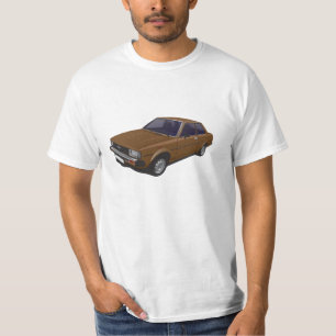 T-shirt brun de porte de Toyota Corolla DX KE70 2