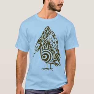 T-shirt brun de vautour de dinde