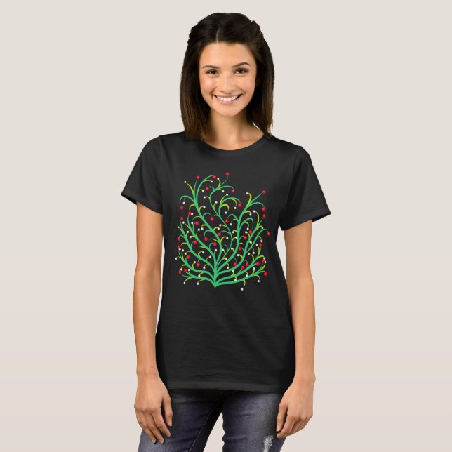 T-shirt Brunch vert (Devant entier)