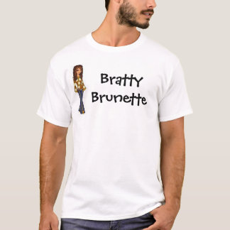 T-shirt brune bratty