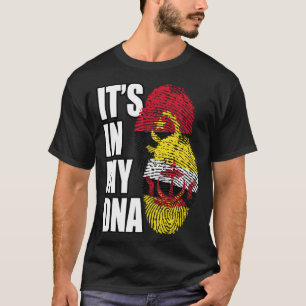 T-shirt Brunéien Et Angolais Mélangent L'ADN Patrimoine Du