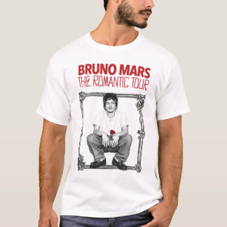T-shirt Bruno Mars 2026 The Romantic Tour Rose