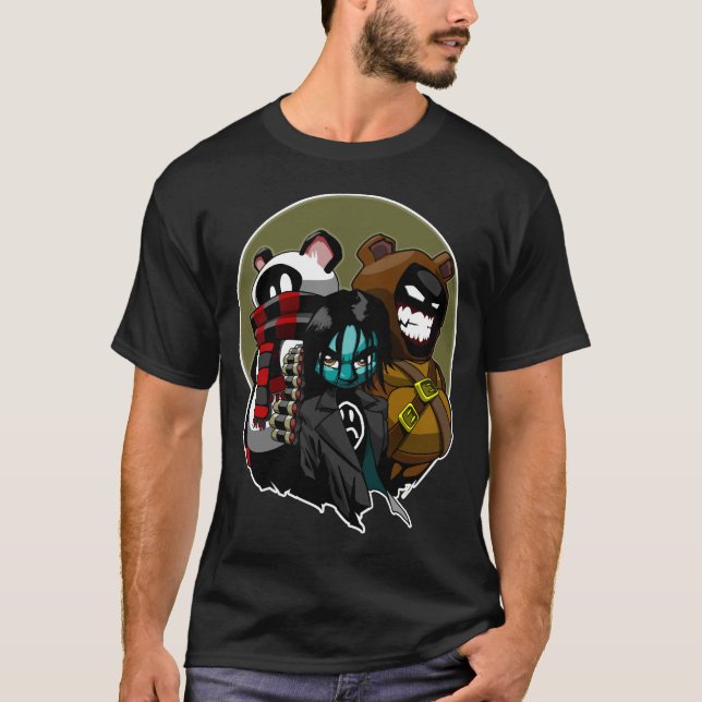 T-shirt brunzygrimzkaosshirt (Devant)