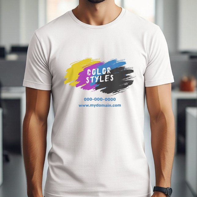 T-shirt Brush couleur (Color Brush Splash T-Shirt)