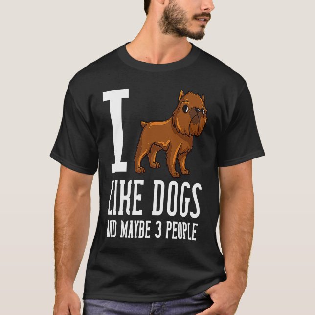 T-shirt Brussels Griffon Dog  Puppies Owner   1 (Devant)