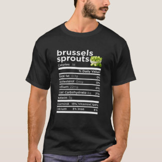 T-shirt Brussels Sprout Nutrition Venin Funny Thanksgiving