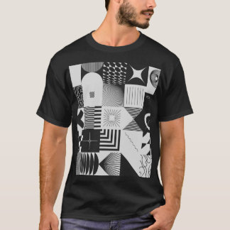 T-shirt Brutalisme Art : Motifs géométriques Vintages