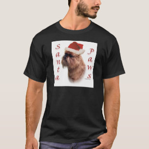 T-shirt Bruxelles Griffon Père Noël Paws