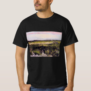 T-shirt Bruyère avec une brouette par Vincent van Gogh