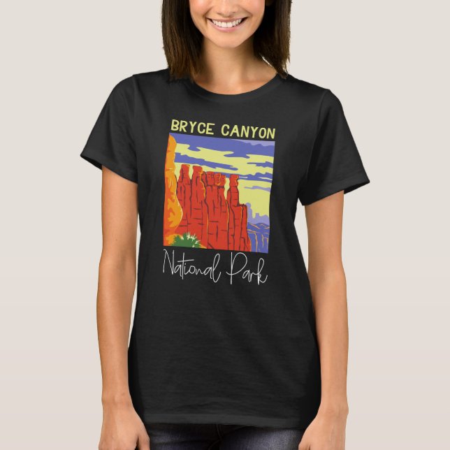 T-shirt Bryce Canyon National Park USA (Devant)
