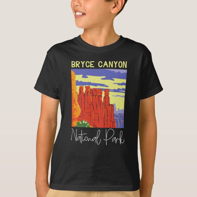 T-shirt Bryce Canyon National Park USA (Devant)