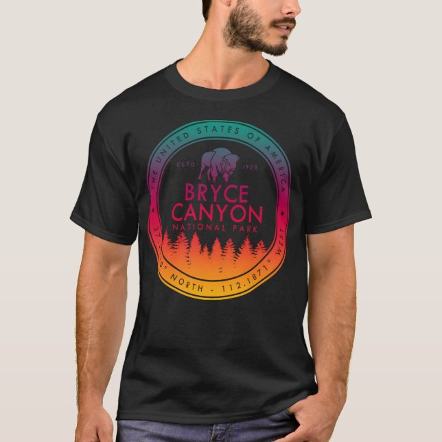 T-shirt Bryce Canyon National Park Utah Cadeaux UT (Devant)