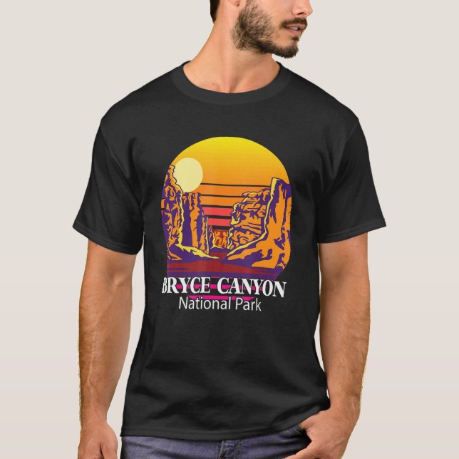 T-shirt Bryce Canyon Souvenir Parc National Rocks Utah Cam (Devant)