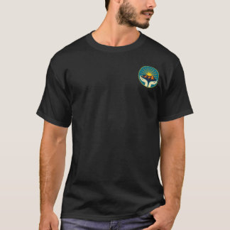 T-shirt BSMT Noir avec lettres blanches
