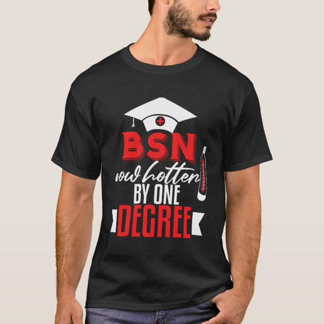 T-shirt Bsn Infirmière Diplôme Bsn École de soins infirmie (Devant)