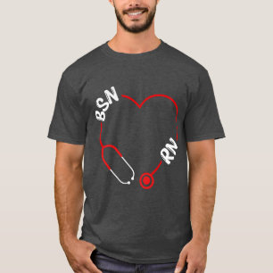 T-shirt BSN RN Nurse Graduation Infirmière Essentials de s