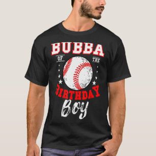 T-shirt Bubba De L'Anniversaire Boy Baseball Thème Anniver