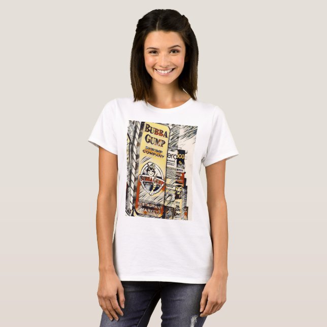 T-shirt Bubba Gump (Devant entier)