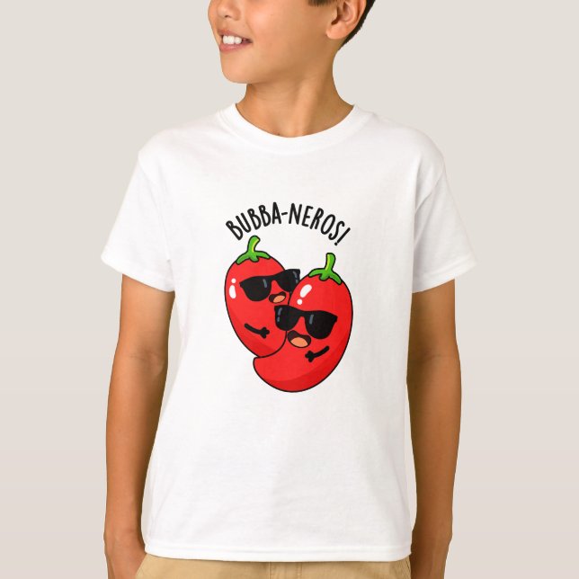 T-shirt Bubba-neros Funny Habanero Pun (Devant)
