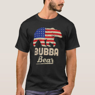 T-shirt Bubba Porte Drapeau Américain Distesse Pour Hommes