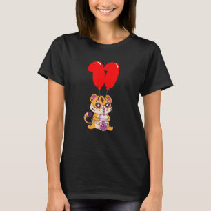 T-shirt Bubble Ea Iger 11H Anniversaire des enfants Balloo