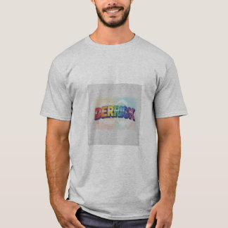 T-shirt Bubble Rainbow "Derrick" 3D Typography