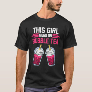 T-shirt Bubble Tea Girl Boba Cup