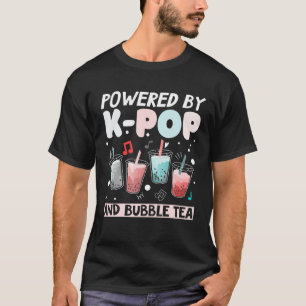 T-shirt Bubble Thé Boba Milk K-POP Fans Musique Louveur Ca