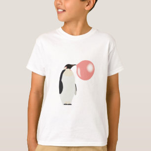 T-shirt Buble Gomme Penguin soufflant bulle