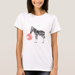 T-shirt Buble Gum Zebra Blowbble
