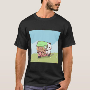 T-shirt Bubu et Dudu Riding Dans le parc,