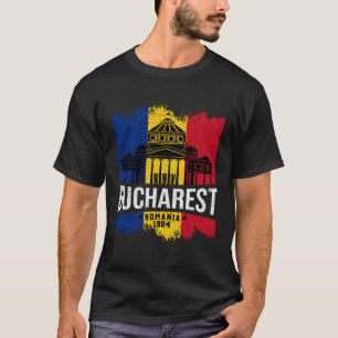 T-shirt Bucarest Bucuresti Roumanie Prière nationale Patri