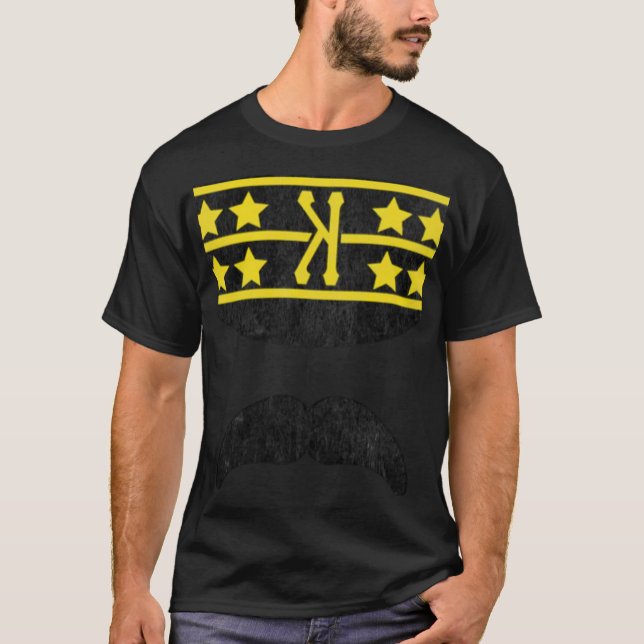 T-shirt Bucco Stache Retro (Devant)