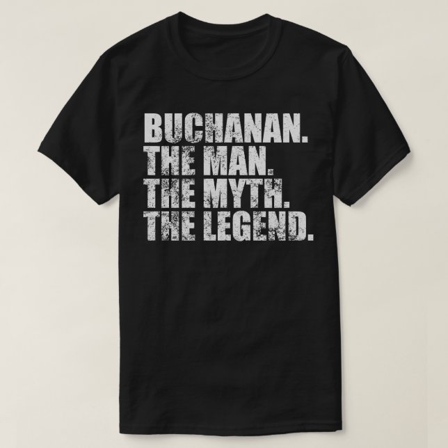 T-shirt Buchanan Buchanan Nom de famille Buchanan nom de f (Design devant)