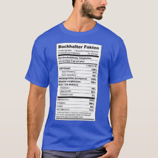 T-shirt Buchhalter Fakten Inhalte Inhaltsangabe