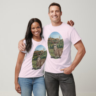 T-shirt Buck Mule Deer Wildlife Art