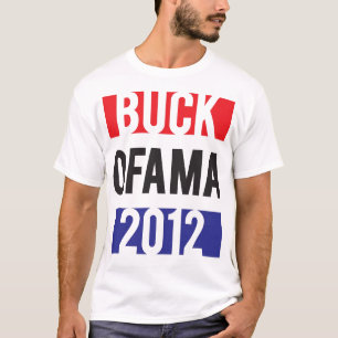 T-shirt Buck Ofama 2012 - RedWhiteBlue