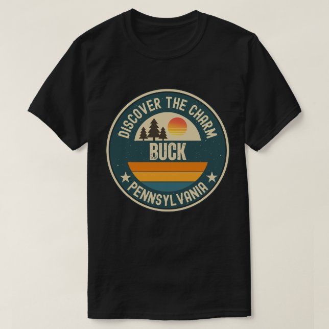 T-shirt Buck, Pennsylvanie (Design devant)
