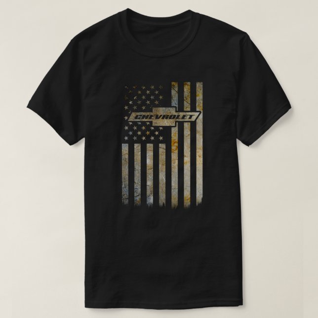 T-shirt Buck Wear Chevy Camo Accent Drapeau 1 (Design devant)