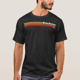 T-shirt Buckeye de style graphique vintage des années 1980