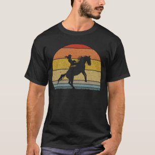 T-shirt Bucking Bronco Rodeo Retro Wrangler