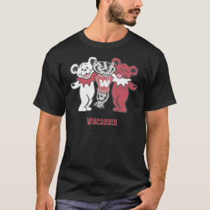 T-shirt Bucky and Bears - University of Wisconsin-Madison 