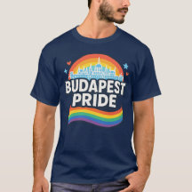Budapest Pride LGBTQ+ Rainbow Skyline