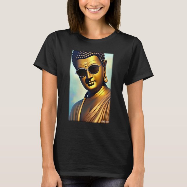 T-shirt Buddha Siddhartha Gautama Sunglasses Religion Indi (Devant)