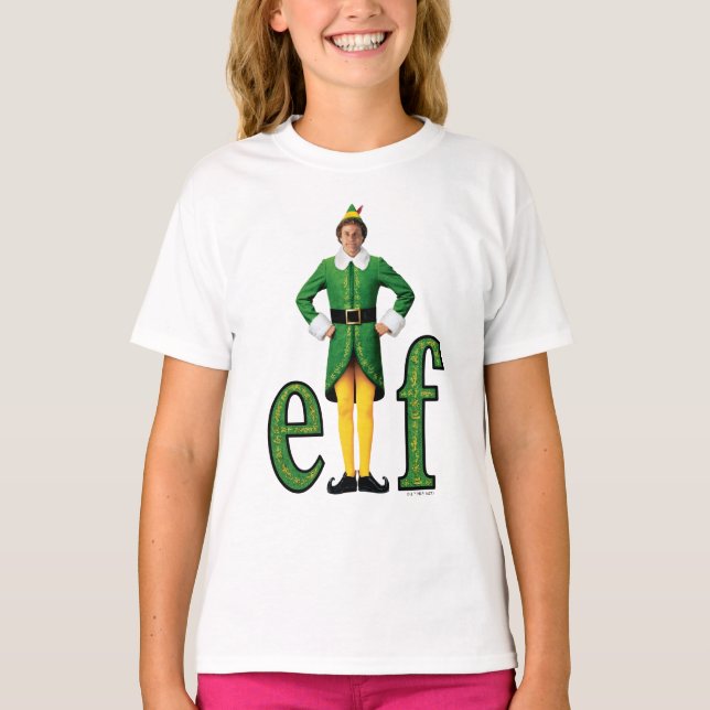 T-shirt Buddy le logo Elf Movie (Devant)