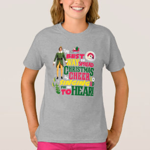T-shirt Buddy l'Elfe   Citation graphique de Noël