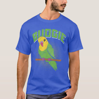 T-shirt Budgie Bird amoureux Budgies Parakeet amoureux cad