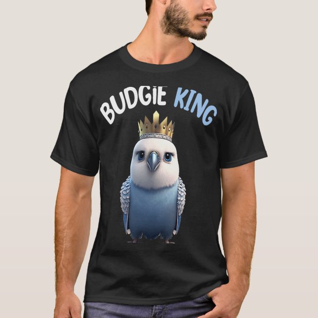T-shirt Budgie Bird Parakeet For Budgerigar Owner 3 (Devant)