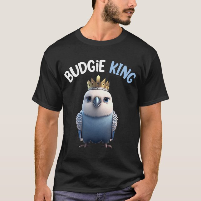T-shirt Budgie Bird Parakeet Pour Propriétaire Budgerigar  (Devant)