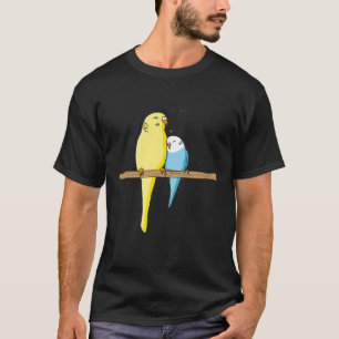T-shirt Budgie Family Cute Parrot Parakeet Musique